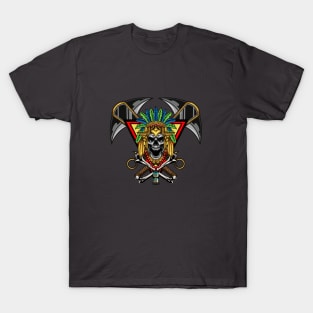 Indian Apache Skull Warrior T-Shirt